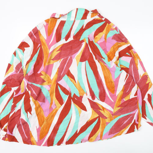 Bonmarché Women's Multicoloured Floral Button-Up