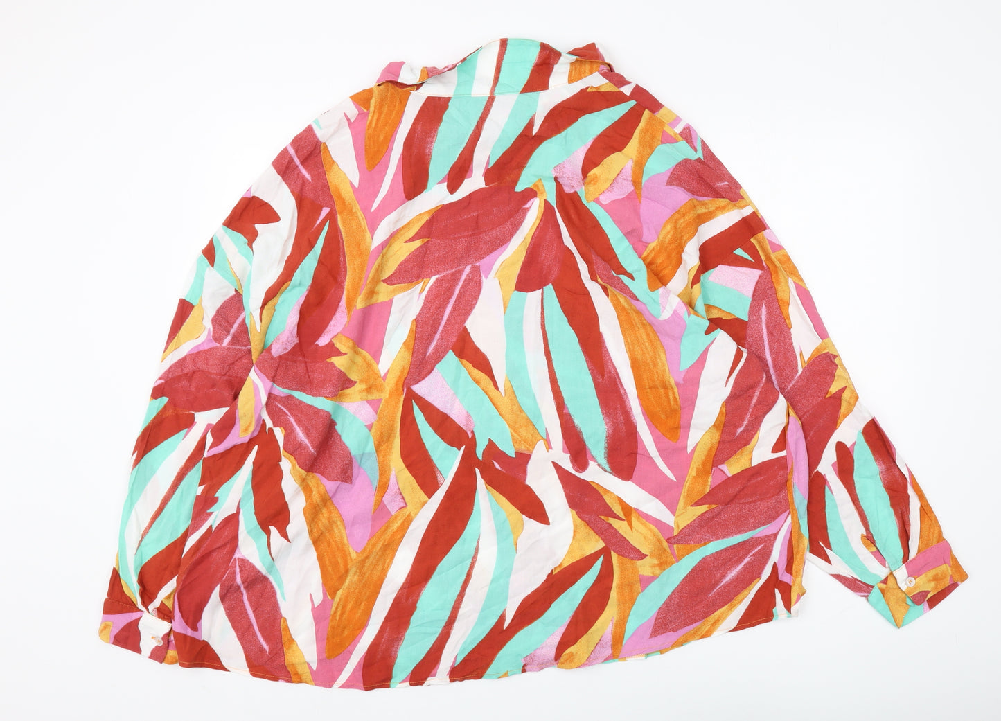 Bonmarché Women's Multicoloured Floral Button-Up