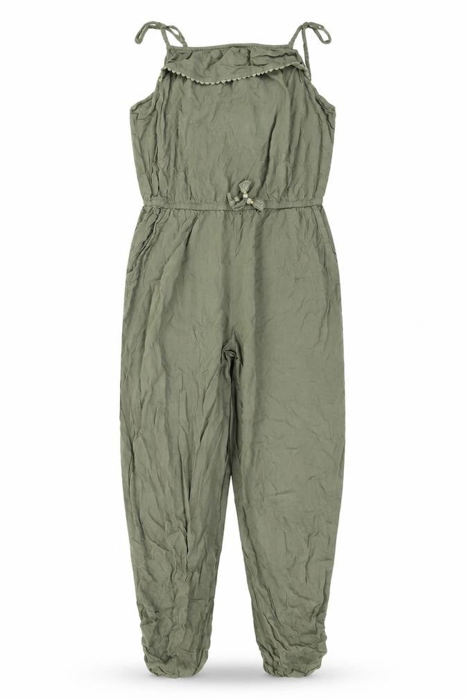 H&M Girls Green Jumpsuit 14 Years Sleeveless Summer Wear