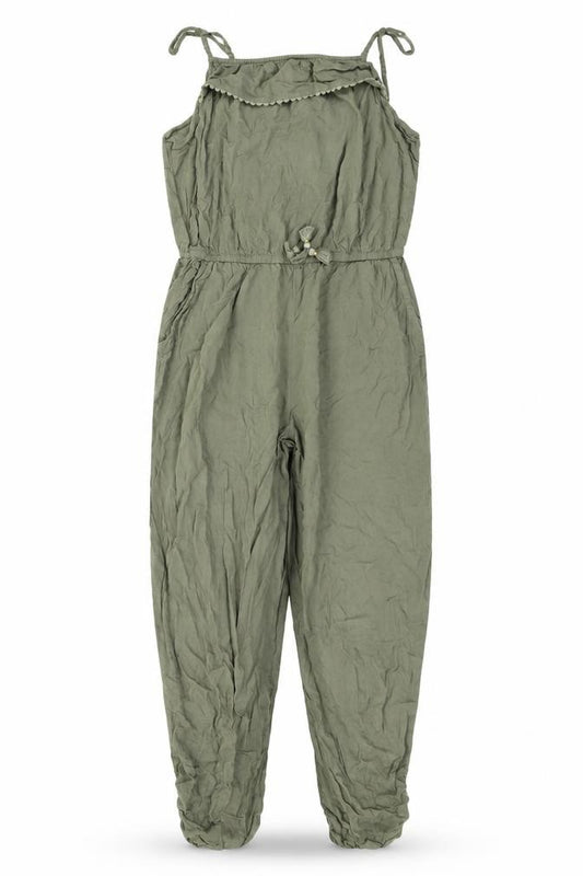 H&M Girls Green Jumpsuit 14 Years Sleeveless Summer Wear