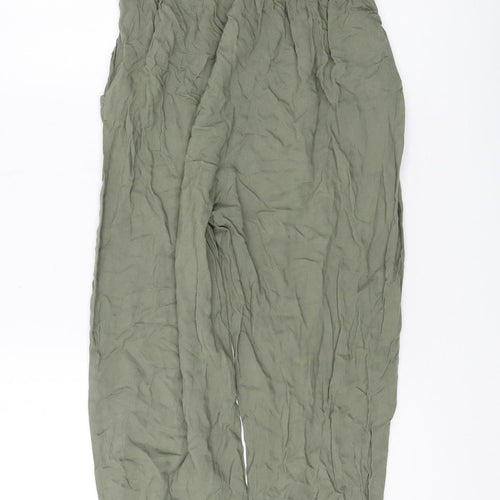 H&M Girls Green Jumpsuit 14 Years Sleeveless Summer Wear