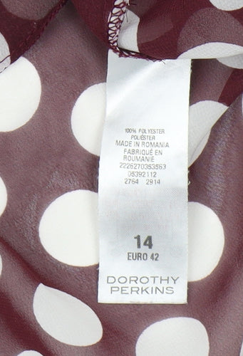 Dorothy Perkins Women's Multicoloured Blouse - Size 14