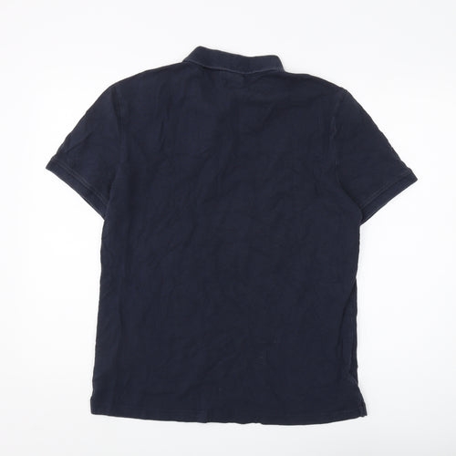 Henri Lloyd Men's Blue Polo, Size L, Cotton