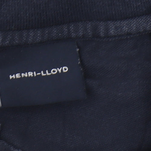 Henri Lloyd Men's Blue Polo, Size L, Cotton