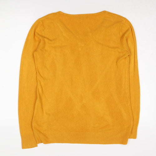 Papaya Women's Orange Pullover Jumper Size M