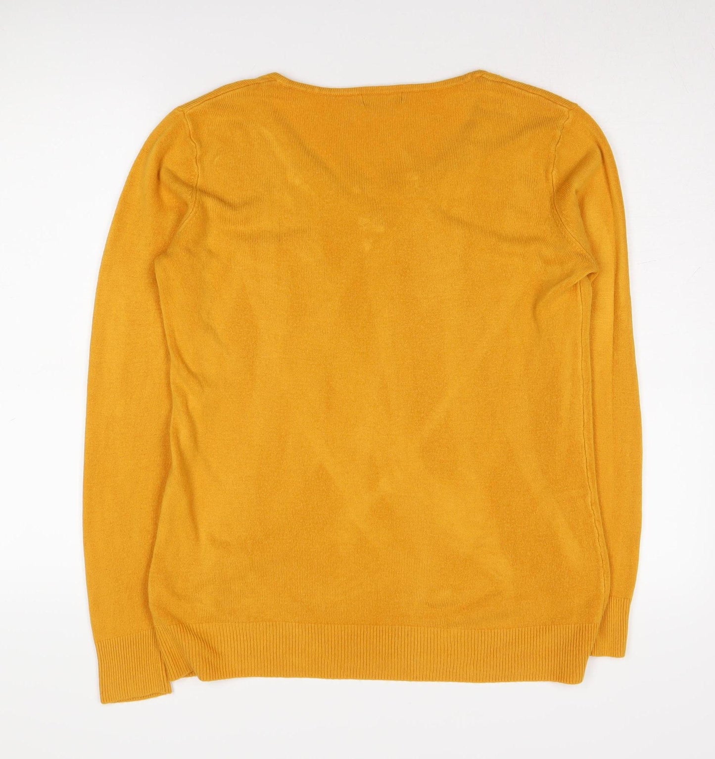 Papaya Women's Orange Pullover Jumper Size M