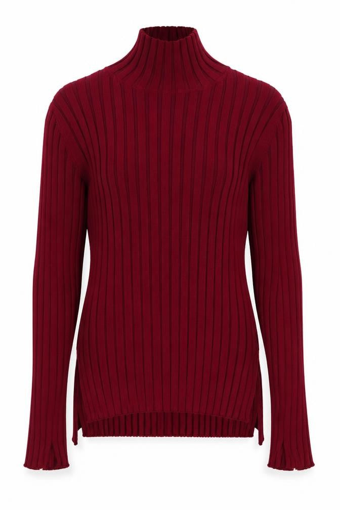 Front view of French Connection Women's Red jumper M