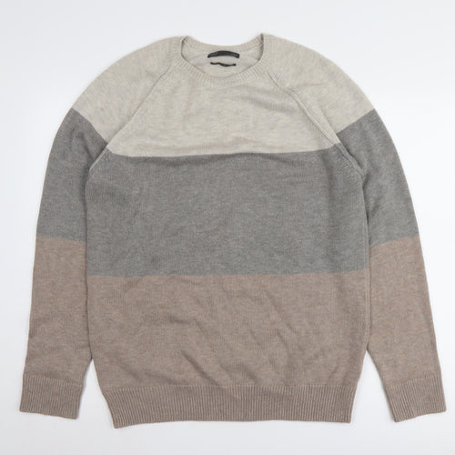 Marks and Spencer Men's Multicoloured Pullover Jumper, M