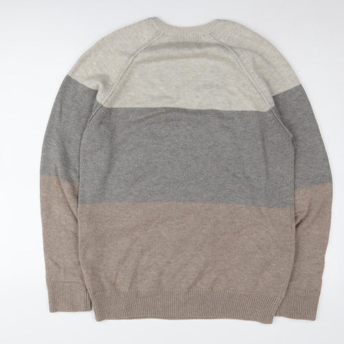 Marks and Spencer Men's Multicoloured Pullover Jumper, M