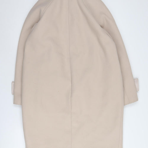 Marks and Spencer Beige Women's Overcoat - Size S