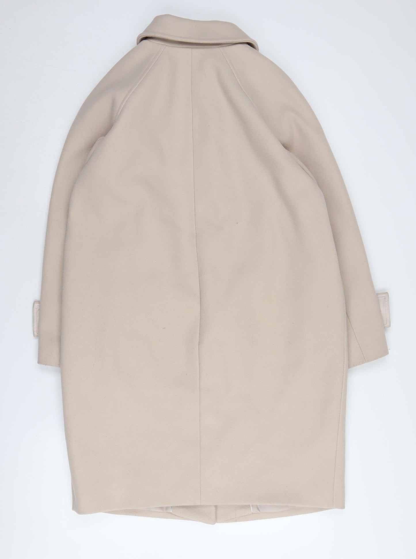 Marks and Spencer Beige Women's Overcoat - Size S
