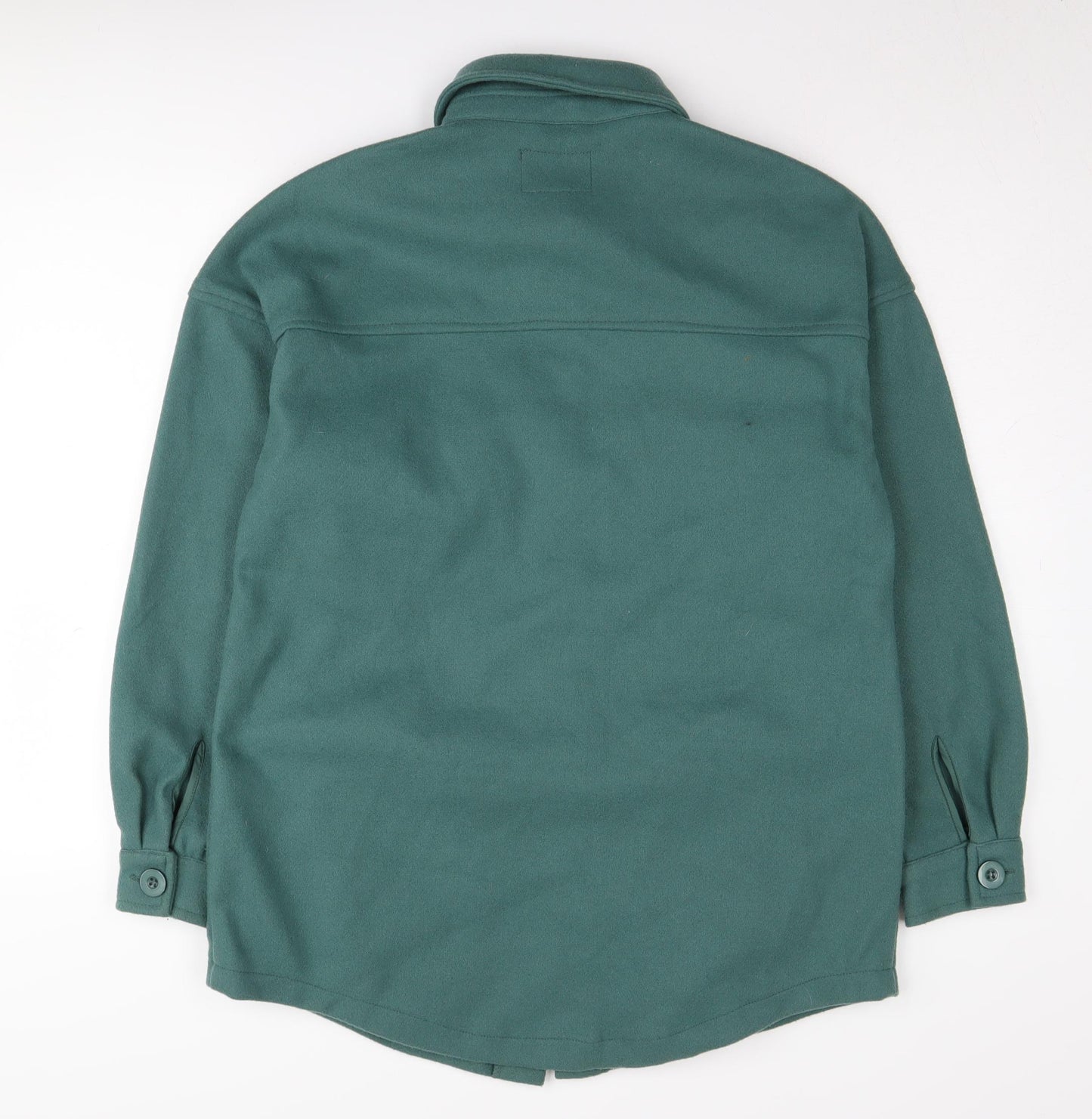 Brave Soul Women's Green Mid-Length Jacket
