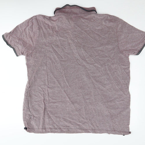 Burton Menswear Men's 2XL Purple Polo Shirt