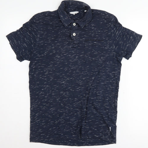 Jack & Jones Men's Blue Polo Shirt Small