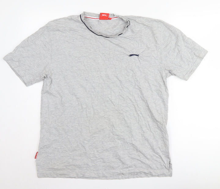 Slazenger Grey Men's Short Sleeve T-Shirt L