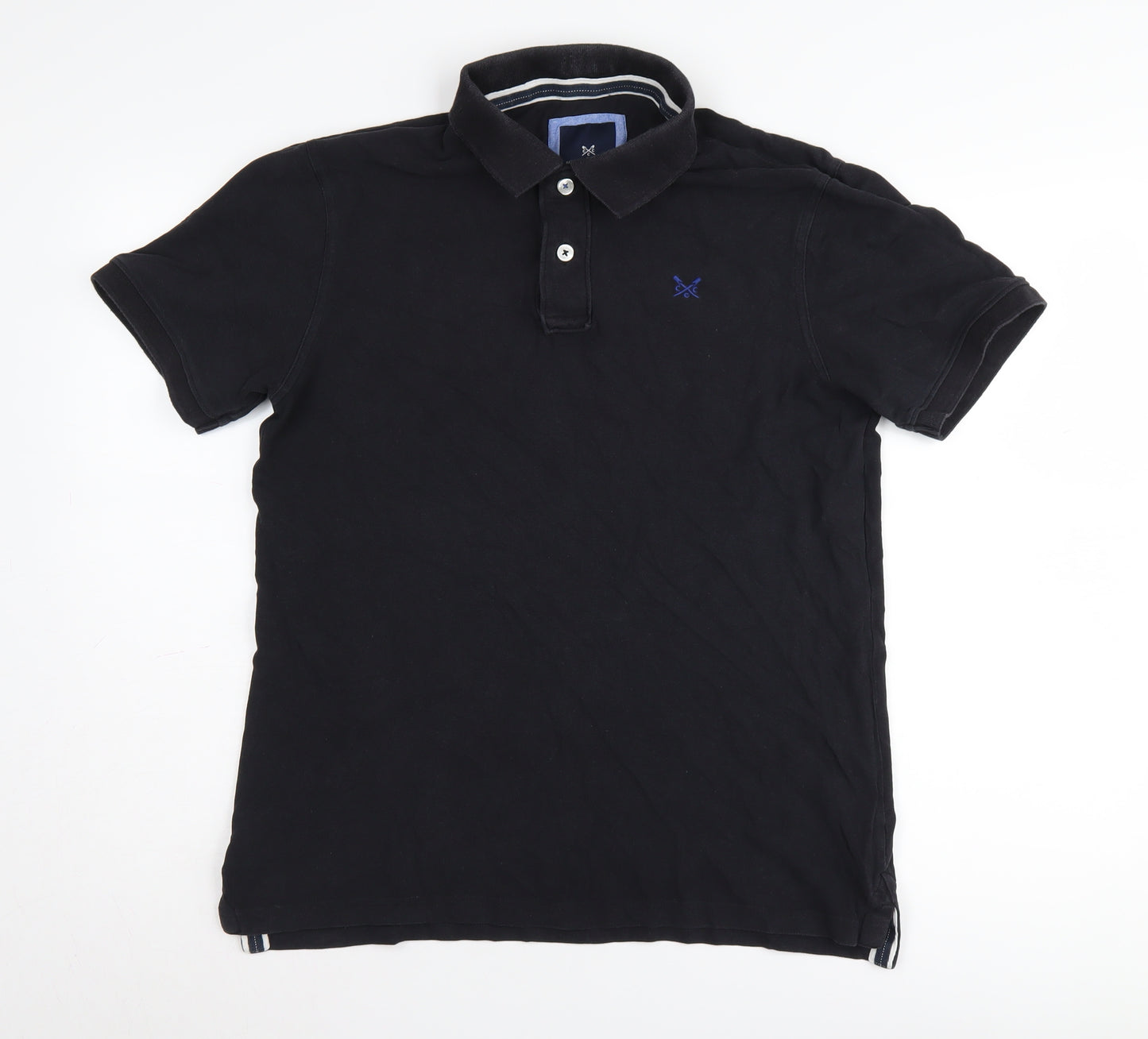 Crew Clothing Co Men's Black M Polo Short Sleeve