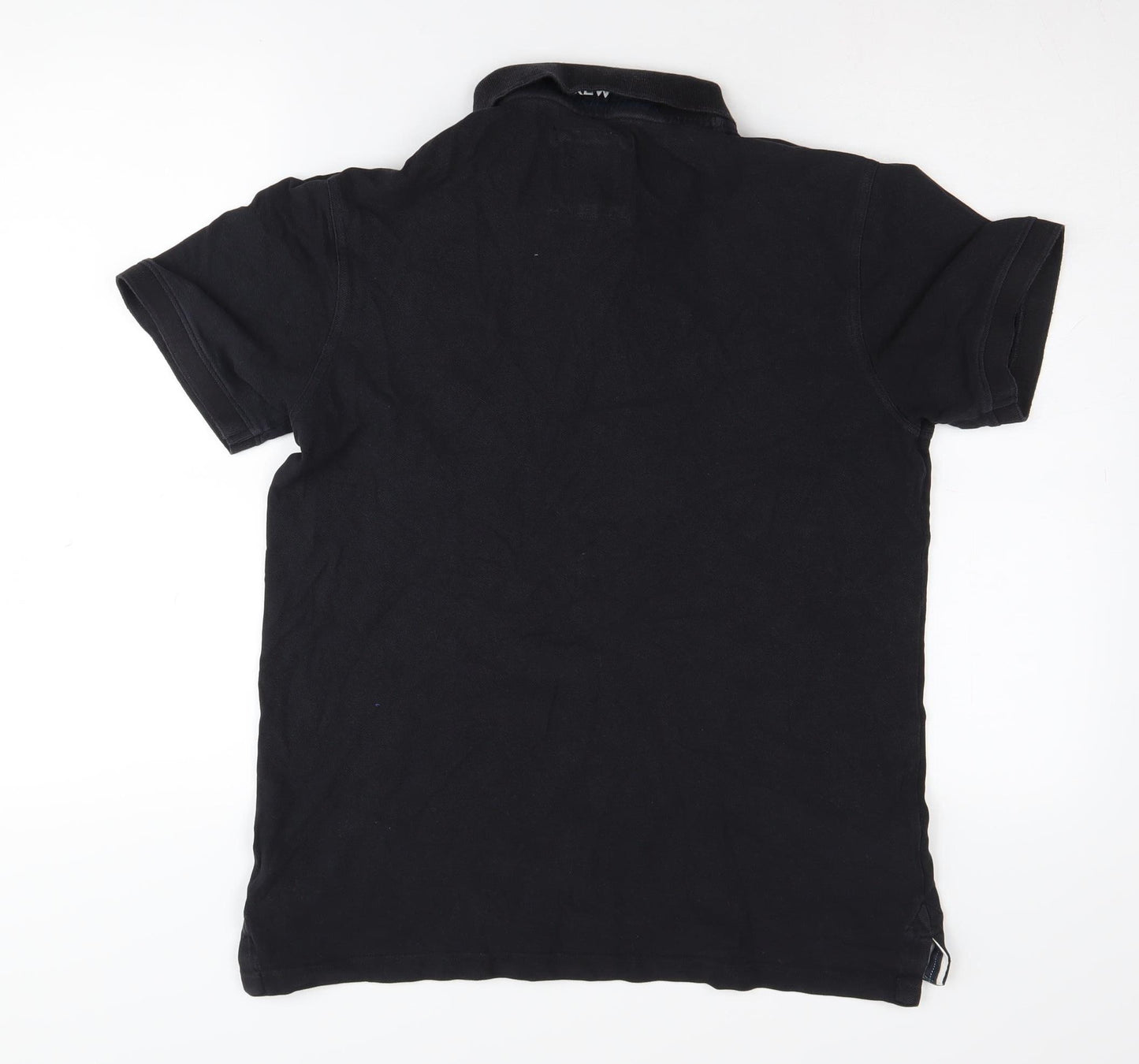 Crew Clothing Co Men's Black M Polo Short Sleeve