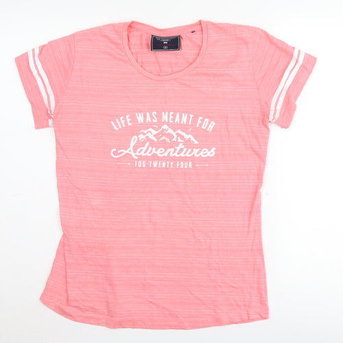 Tog Twenty Four Women's Pink Basic T-Shirt, Size 12