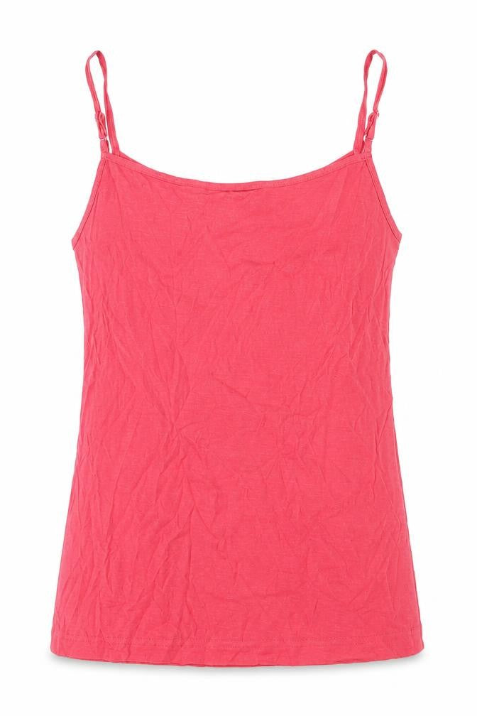 Front view of Adini Red Camisole Tank Women's Small