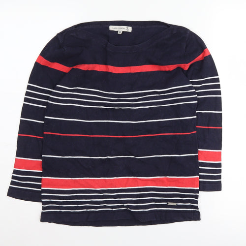 Flash Essential Women’s Blue Striped Pullover Jumper, M