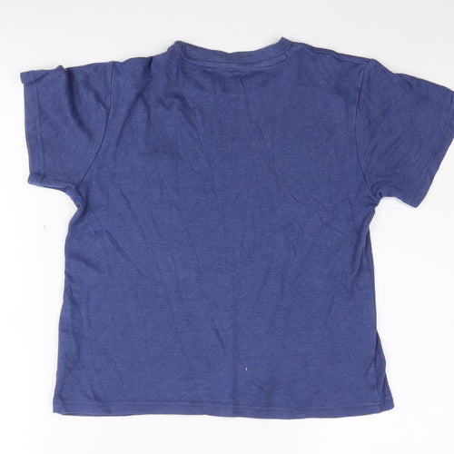 Leeds United Boys Blue T-Shirt, Size 9-10 Years - Casual Fashion