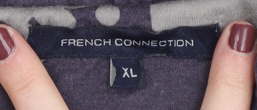 French Connection Womens XL Multicoloured Sequin Top