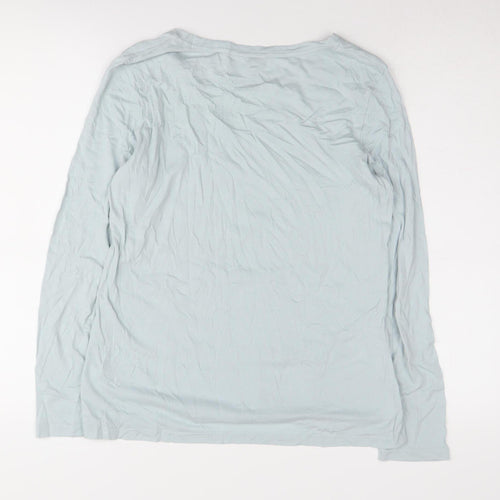 Jigsaw Women's Blue Long Sleeve Jersey Top L