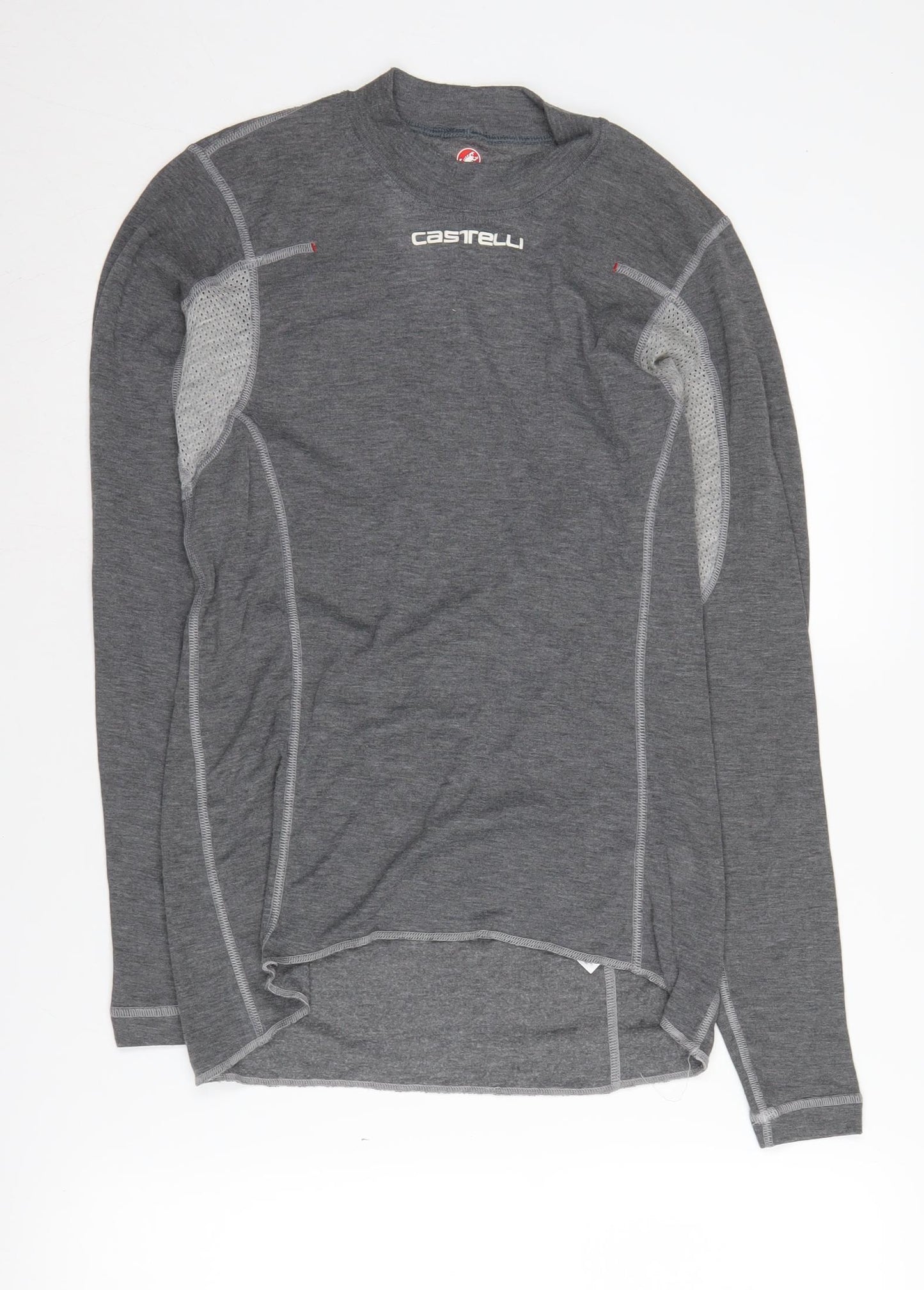 Castelli Unisex Grey Jersey Long Sleeve Top L