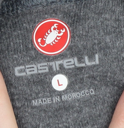 Castelli Unisex Grey Jersey Long Sleeve Top L