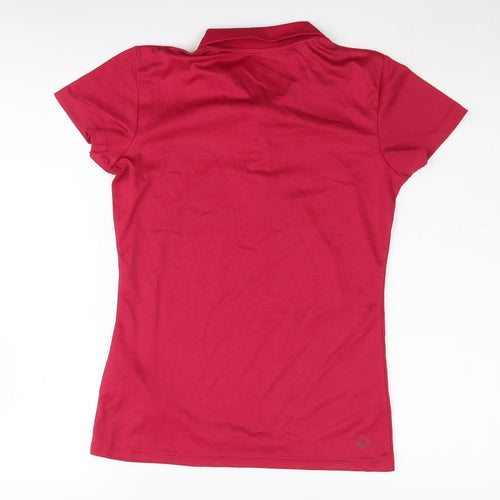 Regatta Women's Red Polo Shirt, Size 10, Short Sleeve