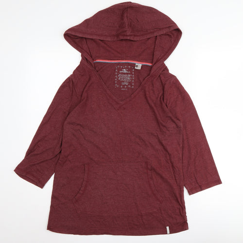 O'Neill Women's Red Pullover Hoodie Size 12