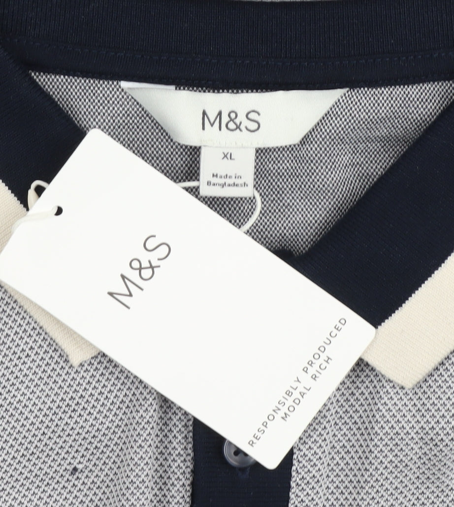 Marks and Spencer Men’s Grey XL Polo Shirt