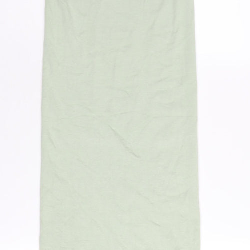 Zara Women's Green XS Slip Dress, Midi Length
