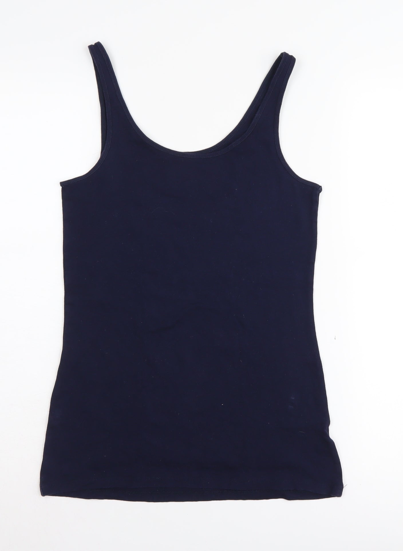 GAP Women's Blue Basic Tank Top M