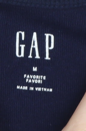 GAP Women's Blue Basic Tank Top M