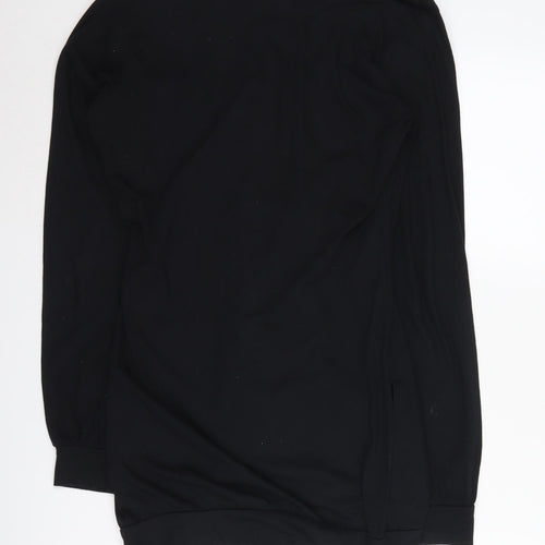 Miss Selfridge Women's Black Buttoned Cardigan Dress Size 10