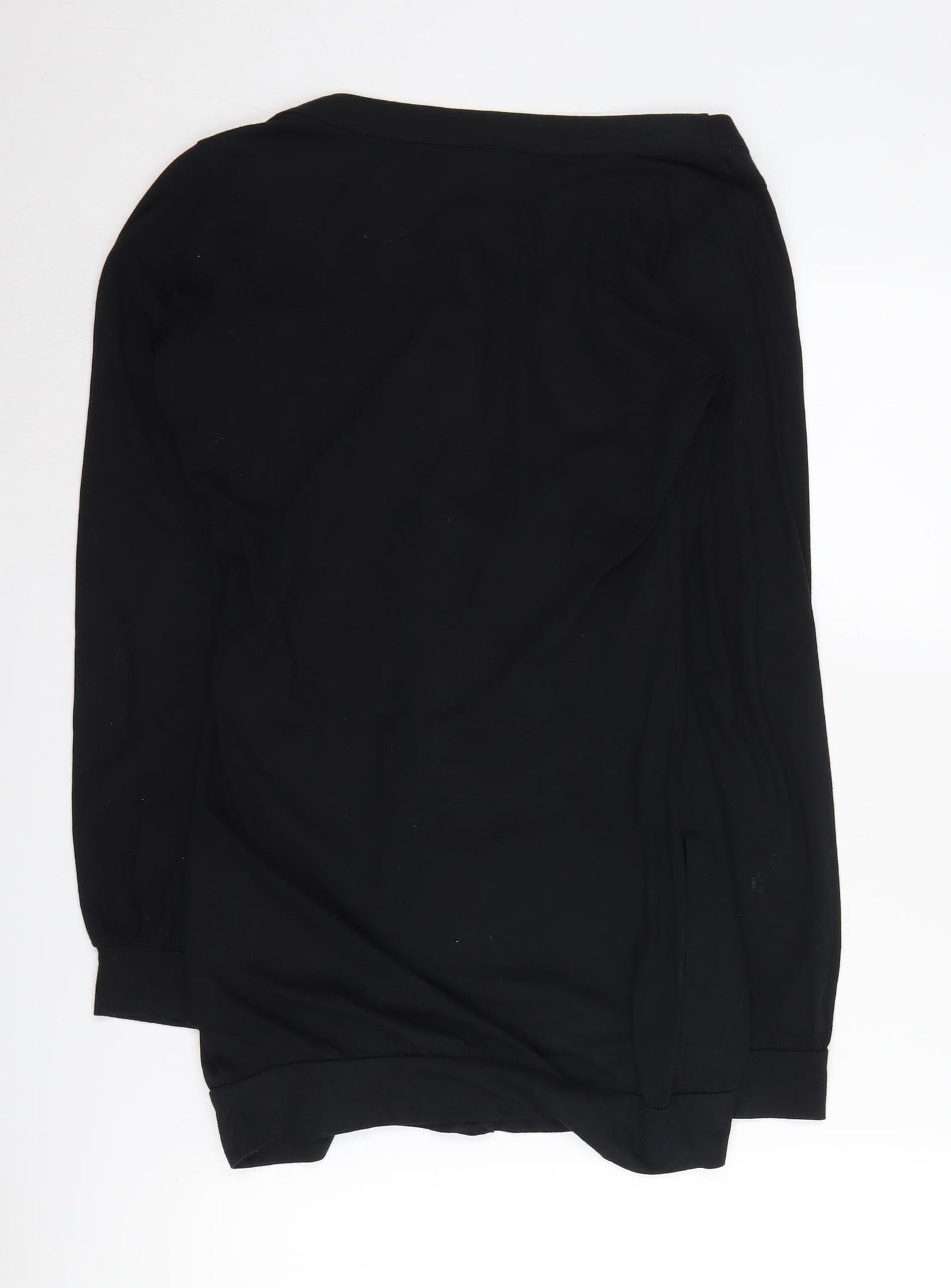 Miss Selfridge Women's Black Buttoned Cardigan Dress Size 10