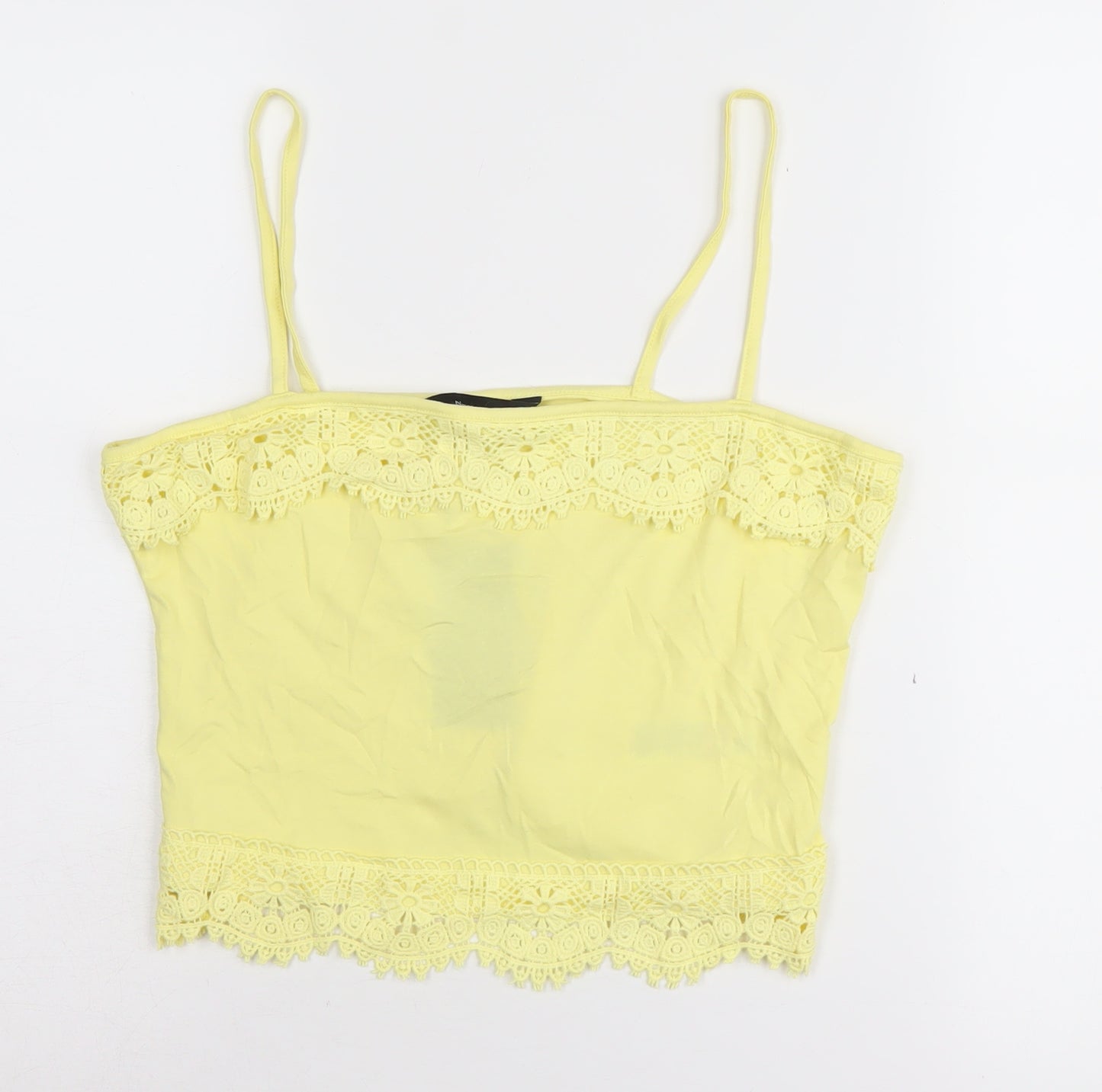 New Look Women's Yellow Camisole Tank Top