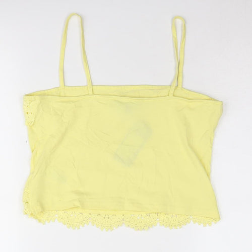 New Look Women's Yellow Camisole Tank Top