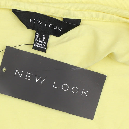 New Look Women's Yellow Camisole Tank Top