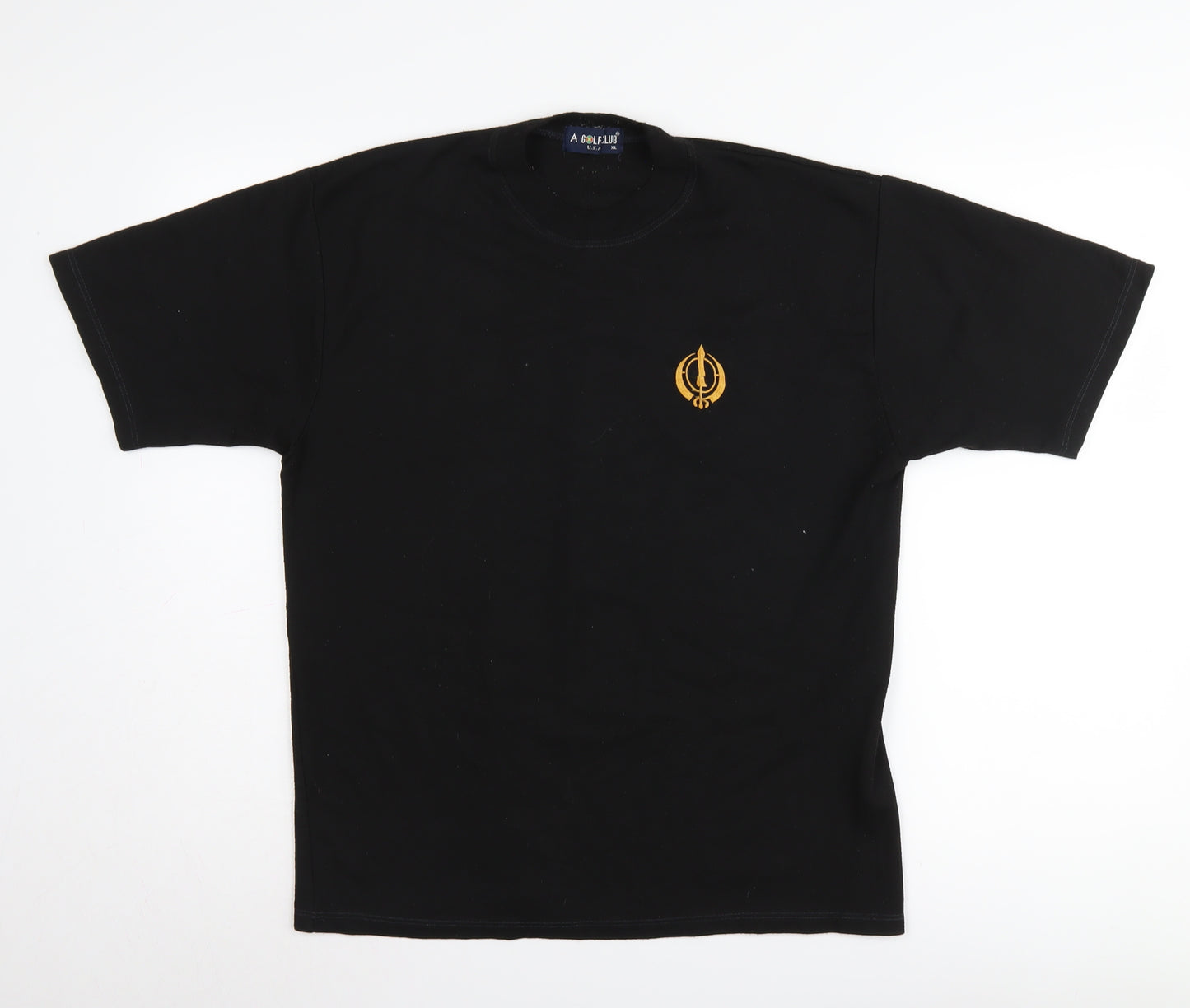 A Golf Club Men's Black XL Graphic T-Shirt