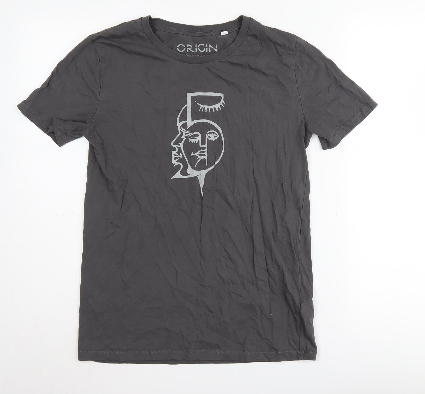 Stanley Stella Men's Black Graphic T-Shirt, Size S