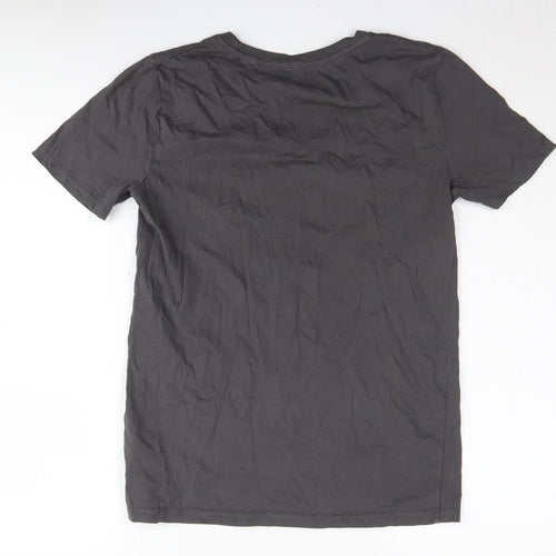 Stanley Stella Men's Black Graphic T-Shirt, Size S