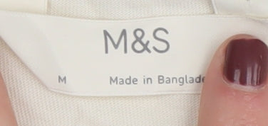 Marks and Spencer Women's Ivory Shift Dress M