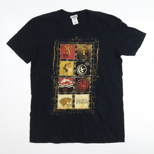 Game of Thrones Men's Black Graphic T-Shirt M