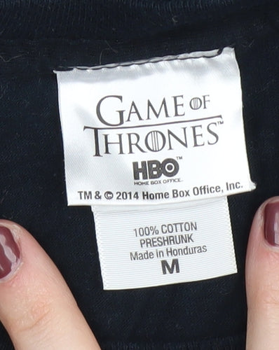 Game of Thrones Men's Black Graphic T-Shirt M