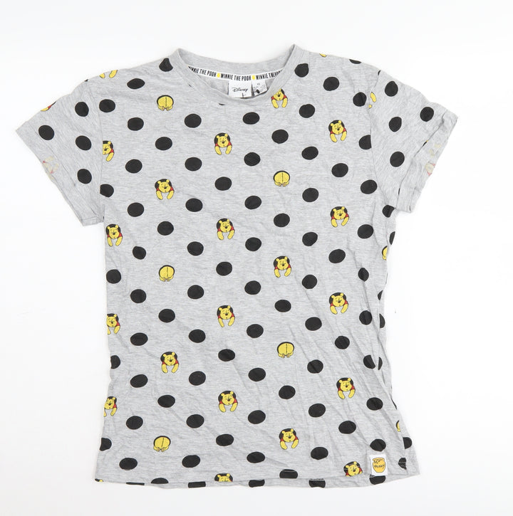 Disney Women's XS Grey Winnie the Pooh T-Shirt