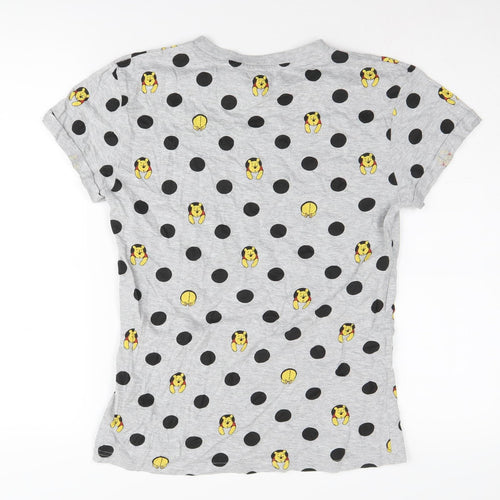 Disney Women's XS Grey Winnie the Pooh T-Shirt