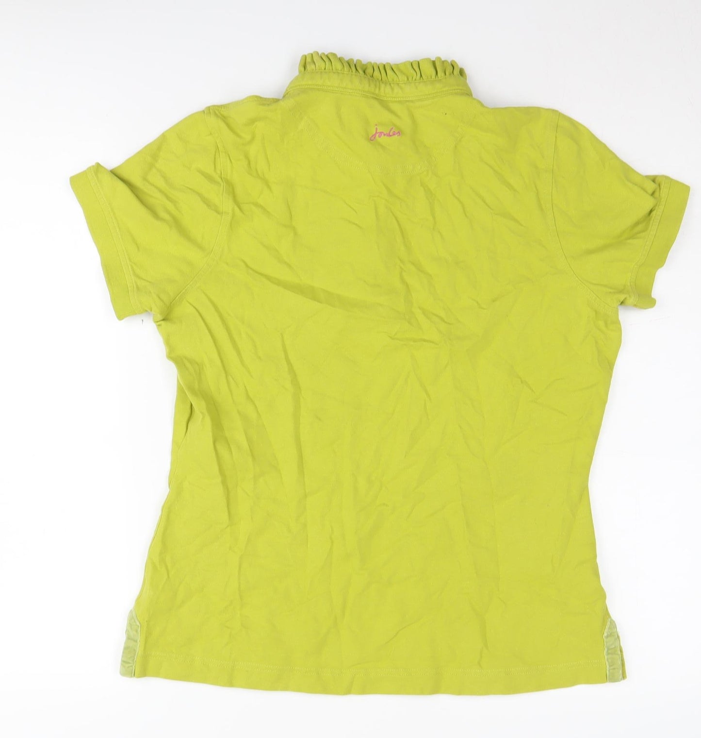 Joules Women's Green Polo Shirt Size 16 Collared