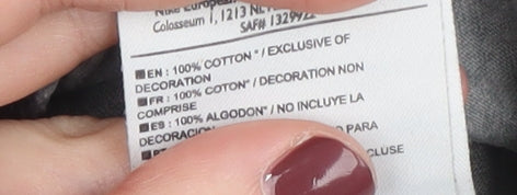 Nike Women's Grey Tank Top Slim Fit Gym Training S